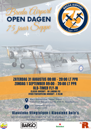 Flyer Open Dagen 75 jaar Seppe